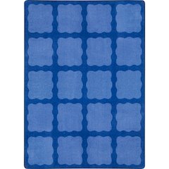 Kid Essentials Simply Squares 5'4" x 7'8" Area Rug in Color Multi