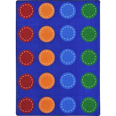 Kid Essentials Spaces and Places 5'4" x 7'8" Area Rug in Color Multi