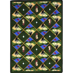 Games People Play Spike N' Tee 3'10" x 5'4" Area Rug in Color Multi