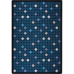 Playful Patterns Spot On 3'10" x 5'4" Area Rug in Color Seaside