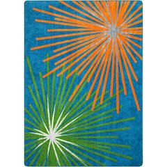 First Take Sputnik 3'10" x 5'4" Area Rug in Color Citrus