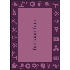 Kid Essentials STEAM 7'8" x 10'9" Area Rug in Color Engineering