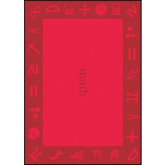 Kid Essentials STEAM 7'8" x 10'9" Area Rug in Color Math
