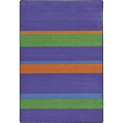 Kid Essentials Straight and Narrow 5'4" x 7'8" Area Rug in Color Violet