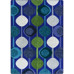 Kid Essentials String Along 5'4" x 7'8" Area Rug in Color Violet