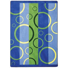 Summer Solstice Under Water 5'4" x 7'8" Area Rug in Color Primary