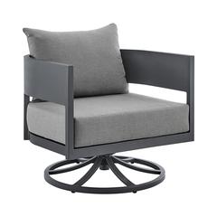 Argiope 3 Piece Patio Outdoor Swivel Seating Set