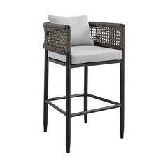 Felicia Outdoor Patio 5-Piece Bar Table Set