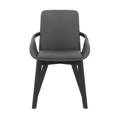 Greisen Modern Wood Dining Room Chair, BLACK