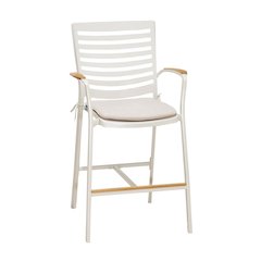 Bar Stool – Outdoor Bar Stools with Teak Accents and Bar Height Chairs