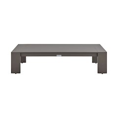 Outdoor Coffee Table – Aluminum Patio Table in Brown for Outdoor Use