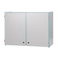 Lockable Wall Cabinet - Coastal Blue