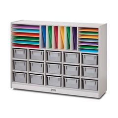 Sectional Cubbie-Tray Mobile Unit