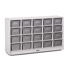 20 Cubbie-Tray Mobile Storage