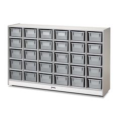 30 Cubbie-Tray Mobile Storage
