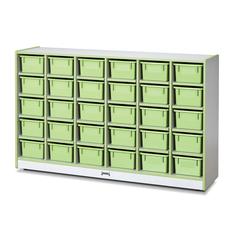 30 Cubbie-Tray Mobile Storage