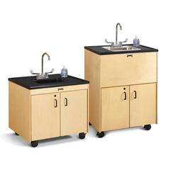Jonti-Craft® Clean Hands Helper - 38" Counter - Stainless Steel Sink