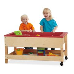 Toddler Sensory Table with Shelf