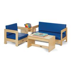 Living Room 4 Piece Set - Blue