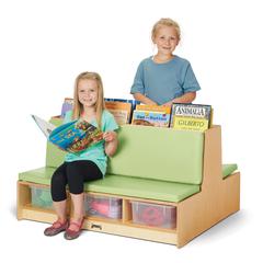 Jonti-Craft® Read-a-Round Couch - Key Lime