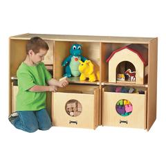See-n-Wheel Shelf with Bins