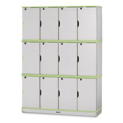 Stacking Lockable Lockers -  Triple Stack