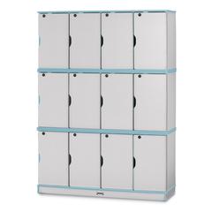 Stacking Lockable Lockers -  Triple Stack