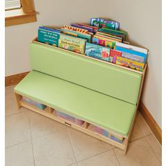 Jonti-Craft® Corner Literacy Nook - Key Lime
