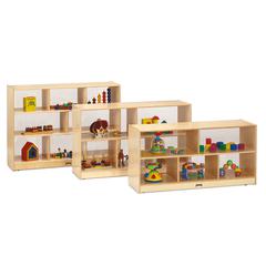 Low Single Mobile Storage Unit - Plexi Back