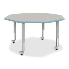 Octagon Activity Table - 48" X 48", Mobile