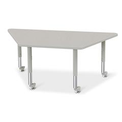 Trapezoid Activity Tables - 30" X 60", Mobile
