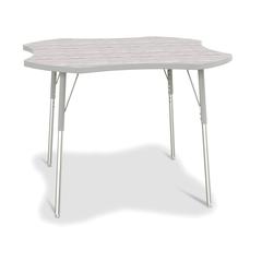 Berries® 4-Leaf Activity Table - A-height - Driftwood Gray/Gray/Gray