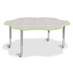 Berries® 6-Leaf Activity Table - Mobile - Driftwood Gray/Key Lime/Gray