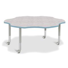 Berries® 6-Leaf Activity Table - Mobile - Driftwood Gray/Coastal Blue/Gray