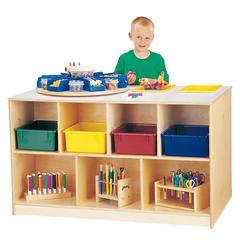 Mobile Twin Storage Island - without Trays