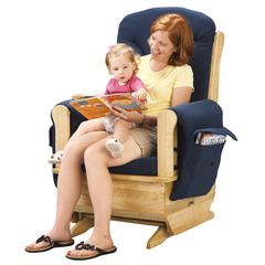 Glider Rocker - Blue Cushions