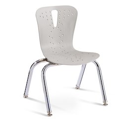 Berries Flow Chair - 12" Seat Height - Gray