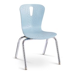 Berries Flow Chair - 16" Seat Height - Coastal Blue