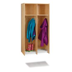 Jonti-Craft® 2 Section Hanging Locker - without Tubs