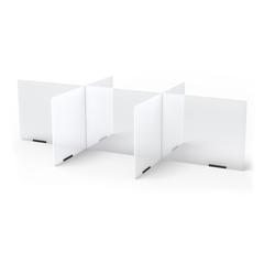 Jonti-Craft® See-Thru Table Divider Shields - 6 Station - 58.5" x 29.5" x 16"