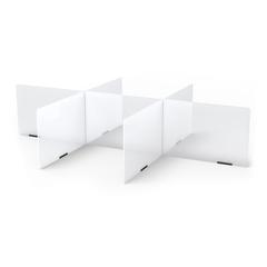 Jonti-Craft® See-Thru Table Divider Shields - 6 Station - 70.5" x 47.5" x 16"