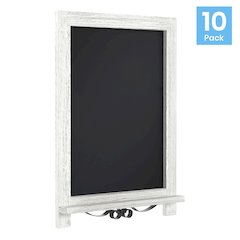 Vintage 12" x 17" Wooden Magnetic Chalkboards with Legs, Set of 10