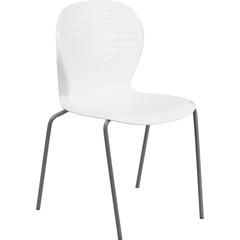 551 lb. Capacity White Stack Chair