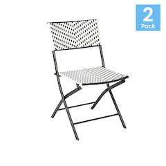 Set of 2 Modern Folding French Bistro Chairs