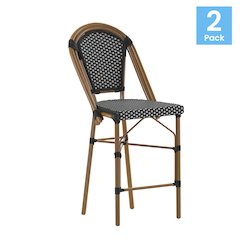 2PK Black/White, Paris Chair