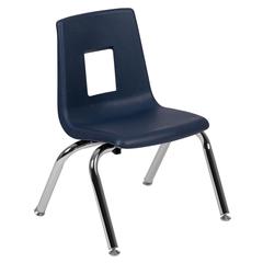 Navy Student Stack School Chair - 12-inch
