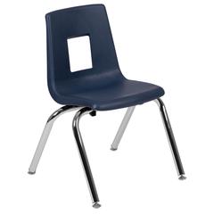 Navy Student Stack School Chair - 14-inch