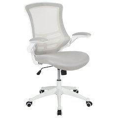 Mid-Back Light Gray Mesh Swivel Ergonomic Task Office Chair