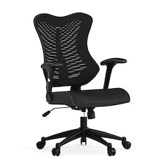 High Back Designer Black Mesh Executive Swivel Ergonomic Office Chair with Adjustable Arms
