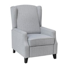 Traditional Slim Push Back Recliner Chair